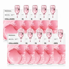 메디힐 콜라겐 에센셜 마스크 코어 탄력 240ml, 10개입, 1개 Mediheal Collagen Essential Mask Core Elasticity 240ml, 10 pieces, 1 item