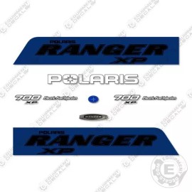 Aftermarket Fits Polaris Ranger 700 XP Decal Kit Utility Vehicle - 2004-2008 BLUE
