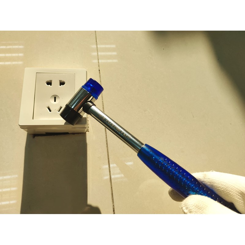 KAIHAOWIN 1.0 inch (25 mm) Rubber Hammer, Plastic Hammer, Combination
