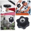 TA-VIGOR Threaded Clamping Knobs M8, Star Head Female Knob Screws