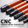 Impact Security Torx Bit Set 6-Inch Long (8-Pack T8-T40), S2