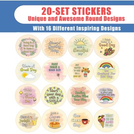 Creanoso Today is a Good Day Stickers (20-Sheet) – Premium Quality Bulk Buy Sticker Set and Home Decor