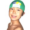 FOOTMARK Dash Magic 101122 Swim Cap, Swimming Cap, Green (07),