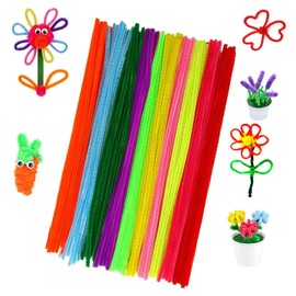 KALOLINNA Craft Mall, Craft Mall, 100 Pieces, 10 Colors, Wire Art, Colorful, Craft Materials, Children's Educational Toys, Christmas Tree Decorations, DIY Ornaments