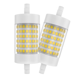 R7S LED Bulb Dimmable 78mm 150W T3 J Type Halogen Bulb Equivalent,120V 15W 1500 LM,Daylight White 5000K,3 inch Long Double Ended Light Bulb for Work,Security,Landscape Lights,Floor Lamps,Pack of 2