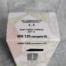 Clinique Even Better Makeup SPF 15  1 fl oz WN 125 Mahogany (D)  NIB