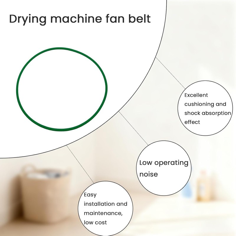 Dryer Blower Fan Belt Mini Compact Dryer(1.50 Cu.ft)- Replacement for