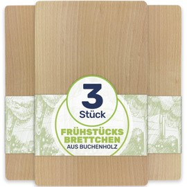 Gravidus Breakfast Board Made of Beech Wood, 3