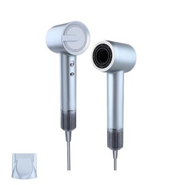 Hair Dryer,110000 RPM Professional High-Speed Blow Dryer 200 Million Millions Negative Ionic Care Hair Dryer for Fast Drying 4 Temps/2 Speeds Lightweight Hairdryer for Home Travel Women Man(Silver)