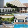 ECOOPTS 9'x23' HDPE Sun Shade Sail Rectangle Canopy Shades for