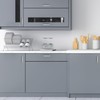 25 Pack Kitchen Cabinet Handles 3-3/4 Inch Hole Center Brushed