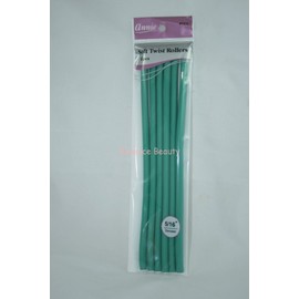 Annie 01211 Soft Twist Rollers, Green, 6 Count