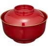 Mitani M16443-5 Yamanaka Lacquerware, Yamanaka Lacquerware, Hattan Zoni Bowl, Red