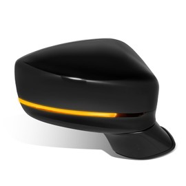 Auto Dynasty MA1321197 Side Door Power Mirror with Signal Compatible with Mazda CX-5 2017-2023, Passenger Right Side, Paint To Match Black