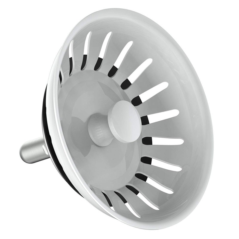 KANARY Stainless Steel Kitchen Sink Strainer Basket-Replacement for Standard Drains-Ball-lock