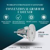 WingIts RC-SSBGBW40-2 Stainless Steel Beast Standard Grab Bar Fastener with