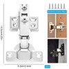 10 PCS Soft Close Cabinet Hinges Cold Rolling Door Hinge
