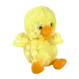 Eurowrap Plush Chick Teddy – Soft 8-Inch Yellow Easter Chick with Fluffy Fur – Adorable Springtime Gift for Easter Baskets & Kids