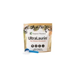 Inspired Nutrition UltraLaurin ® Monolaurin Supplement for Immune Support and Gut Health - Monolaurin Pellets - 7oz - 66 Servings, 3000 mg Each