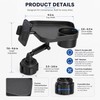 Adjustable Car Cup Holder Tray for Road Trips – 360°