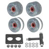 PATIKIL Roller Skate Wheels Set, 4 Pack 65mm 78A Light