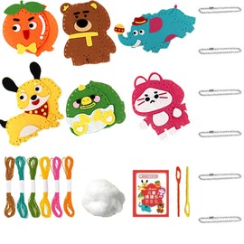 ARROMI Kids Sewing Kit, Sewing Fun for Kids, Play N Learn Sewing Kit, Kit for Kids, Sewing Kits for Kids Ages 8-12, Craft Kits for Kids Age 8, Kids' Sewing Kits for Beginner, Boys and Girls