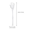 PRETYZOOM 2pcs Creative Claw Salad Tongs Simulation Skeleton Salad Tongs