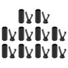 QUARKZMAN Shoelaces Tips, Pack of 10 Alloy Shoelaces Head, Hexagonal