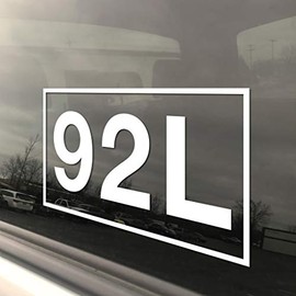 Military Army MOS 92L Petroleum Laboratory Specialist 3x5 White Heavy Duty Die Cut Vinyl Window Sticker Decal