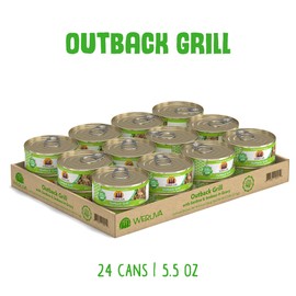 Weruva Classic Cat Food, Outback Grill with Sardine & Seabass in Gravy, 5.5oz Can (Pack of 24)
