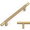 Amerdeco 10 Pack Champagne Bronze Knurled Cabinet Pulls 5 Inch