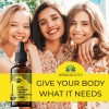 HERBALICIOUS Liquid Biotin Collagen Keratin 4fl oz Formula Hair Skin