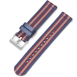 BBZ Vertical strap, 22 mm premium nylon watch straps with quick release, compatible with Suunto 9 Peak, 9 Peak Pro, Urban 4 5 6, Athletic 1 2 3, Forerunner 265, Forerunner 965, Forerunner 255