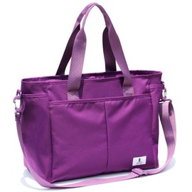 1 Tree Women Weekender Overnight Travel Shoulder Bag Overnight Carry-on Duffel Gym Tote Luggage (Purple)