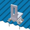 MageBracket CL with L Bracket Corrugated Metal Roof Mounting Racking