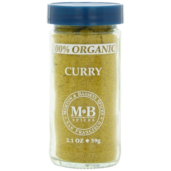 Morton & Bassett Organic Curry, 2.1-Ounce Jars (Pack of 3)