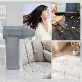Portable Turbo Jet Fan Handheld Dust Removal Turbo Fan 110000RPM High Speed Brushless Motor Cordless Dust Blower for Computer Keyboard Outdoor Burning Blowing Dust