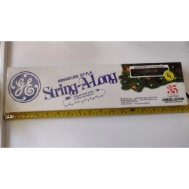 GE Vintage GE Miniature Style String -a-Long Christmas 35 Light Set - NIP