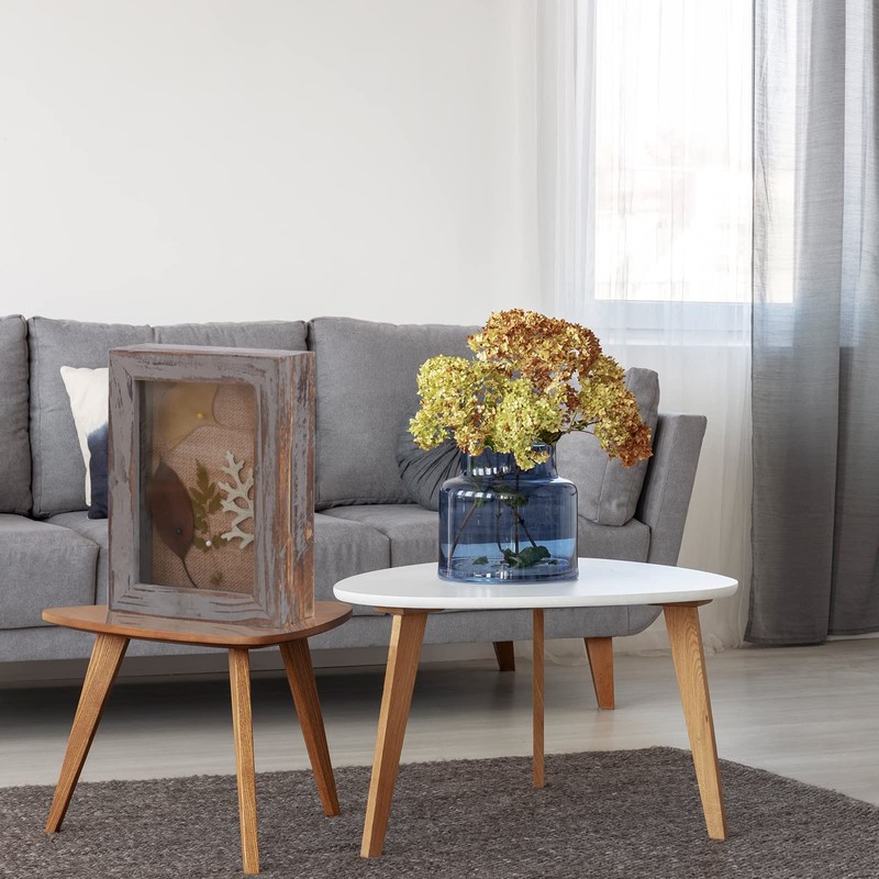 Rustic Grey Shadow Box 5x7, Small Shadow Box Frame with