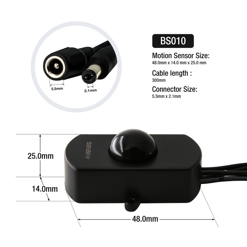 SENSKY BS010H DC 12V to 30V 3A Mini Pir Motion
