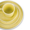 Stone Lain Elena Stoneware 16-Piece Round Dinnerware Set, Yellow, 16