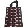 Fat-catz-copy-catz Eco Friendly Black Love Hearts Lunch Shopping Bag 30x25x9cm