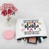 FUSTMW Mom Makeup Bag Gifts Mama Makeup Bag Cosmetic Bag