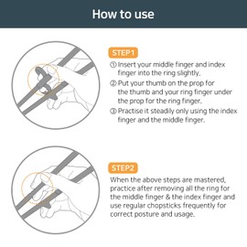 Edison Friends Training Chopsticks for Adults Right Handed, Beginner Chopsticks, Chopsticks Helper, Chopsticks for Beginners, Trainer Chopsticks, Easy Chopsticks, Practice Chopsticks, Made in Korea