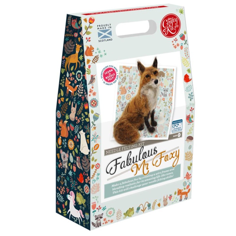 The Crafty Kit Company The Fabulous Mr Foxy Needle Felting