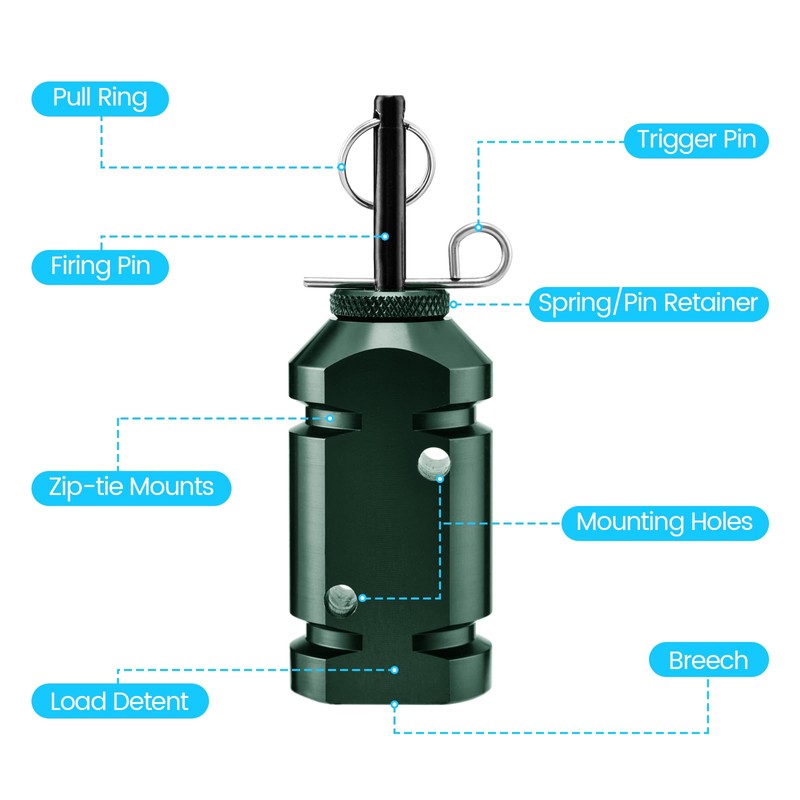 Haoguo Camp Security Perimeter Trip Wire Alarm, Camping Safety Alarm,