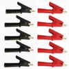 GDQLCNXB Full Insulated Crocodile Clips with 4mm Socket Banana Jack
