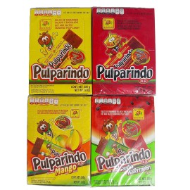 Pulparindo Flavors Bundle 4 Piece Assortment Mango Watermelon Extra Hot Classic