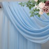 Xiomot Wedding Arch Draping Fabric 1 Panel 28.7" x 20FT