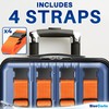 Luggage Straps for Suitcase - Orange, 6.5 ft x 2